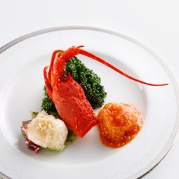 ロブスターのチリソースとマヨネーズソース